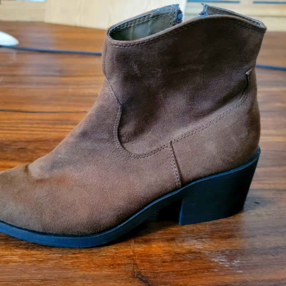 Brown booties